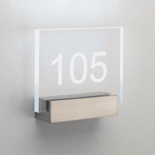 Astro Numero LED numbered wall light