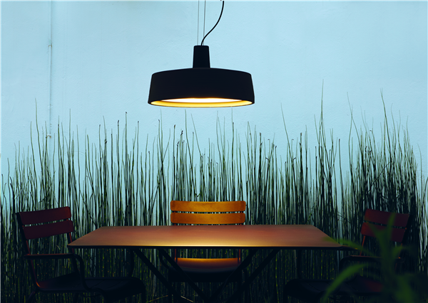 Marset Soho 57 IP44 Medium Outdoor LED Pendant with Methacrylate