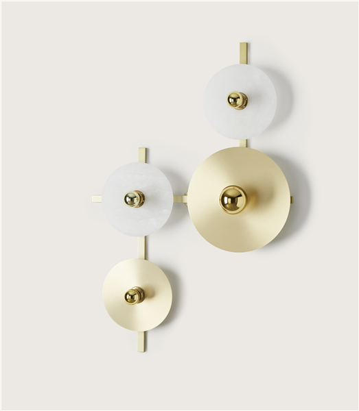 Abby Four-Light Metal Wall Lamp