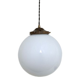 30cm with Pendant Light Cast Brass