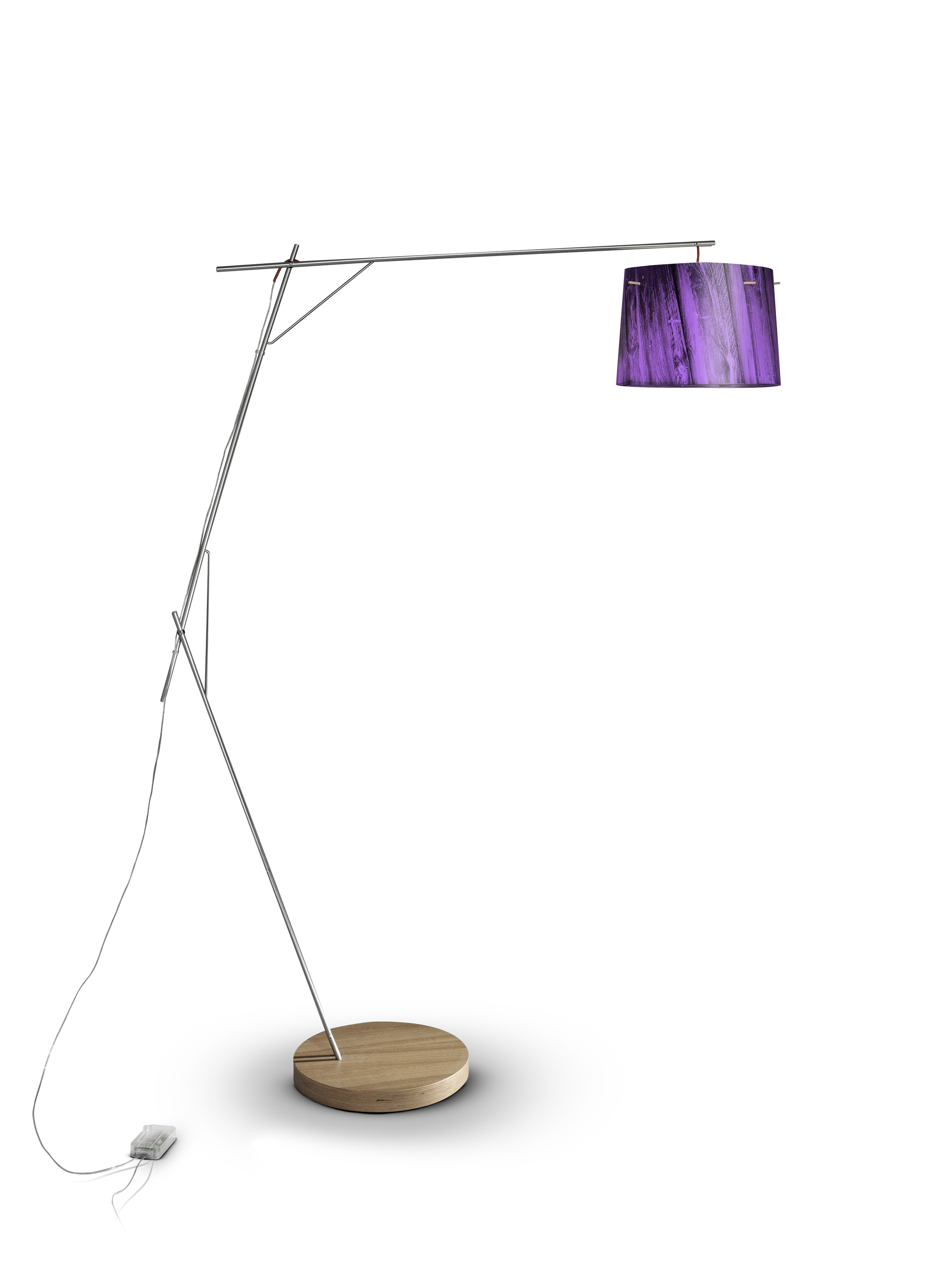 Slamp Woody Dimmable Floor Lamp Purple
